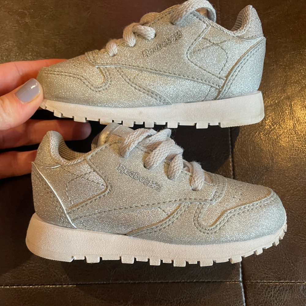 Baby Reebok sneakers size 5.